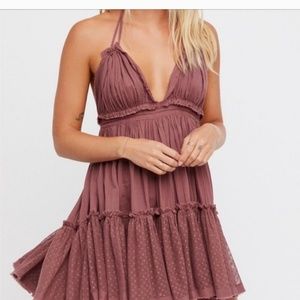Free people beachy strappy dress